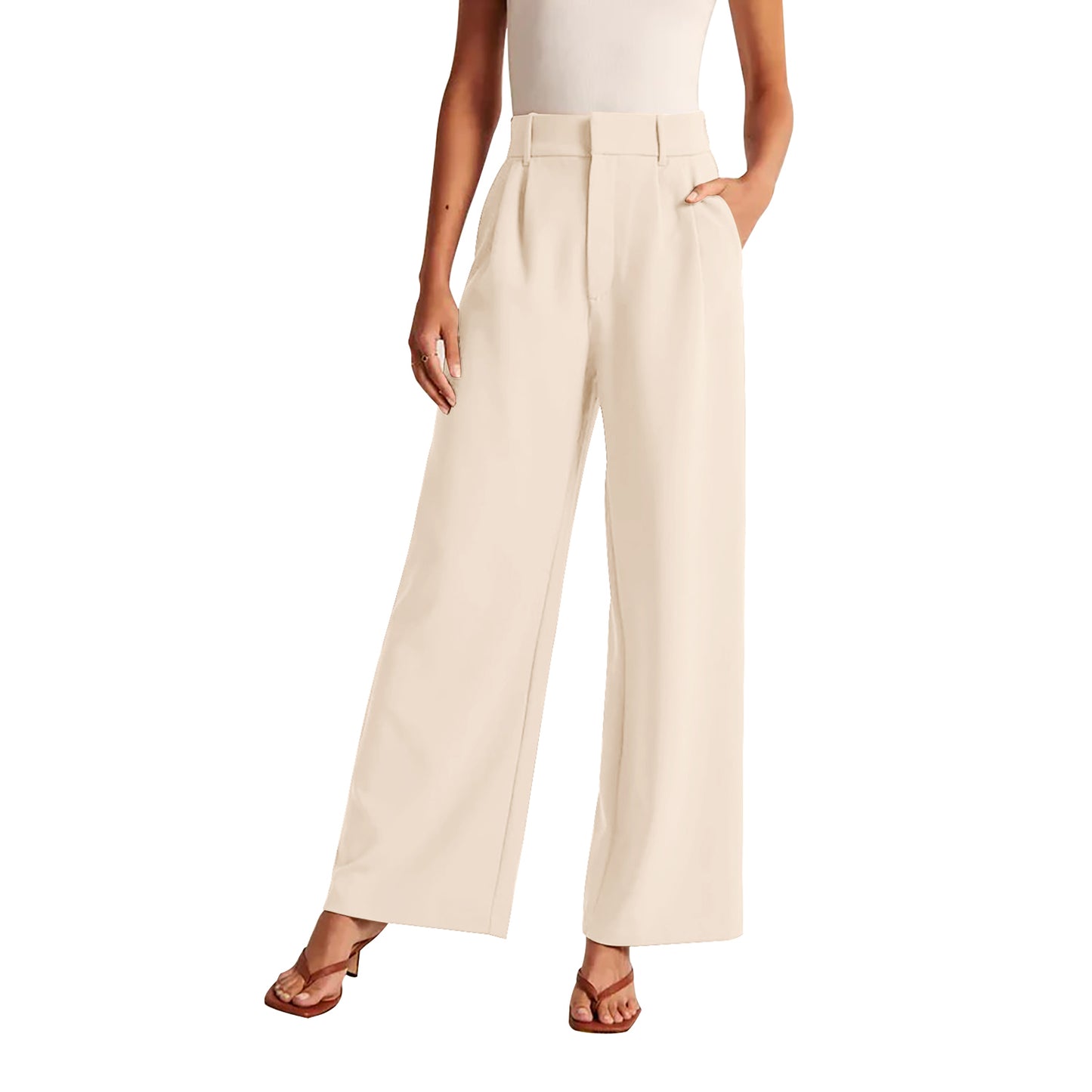 Women's Wide Leg Work Business Casual Loose Pants
