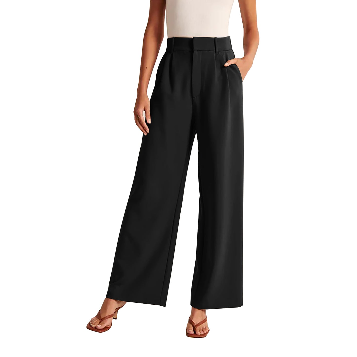 Women's Wide Leg Work Business Casual Loose Pants