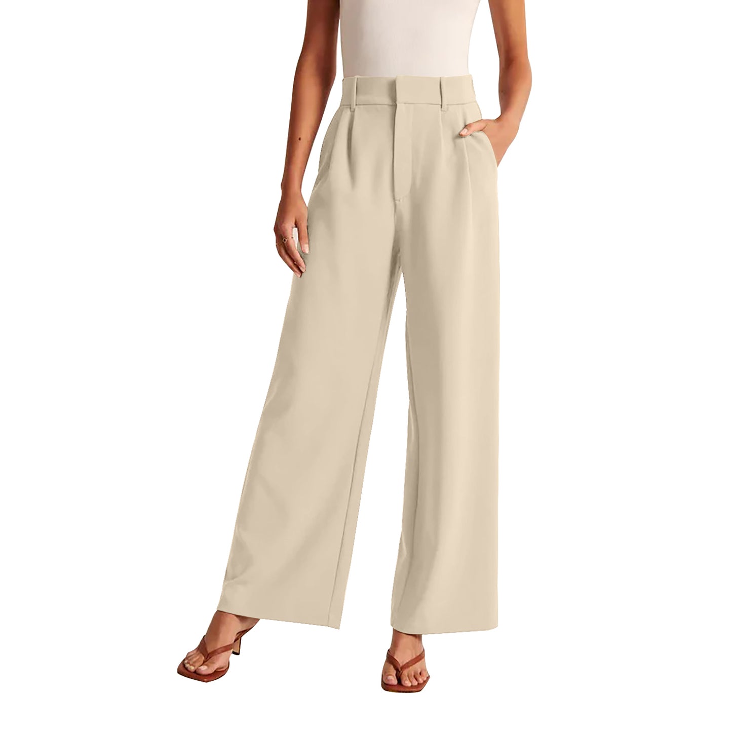 Women's Wide Leg Work Business Casual Loose Pants