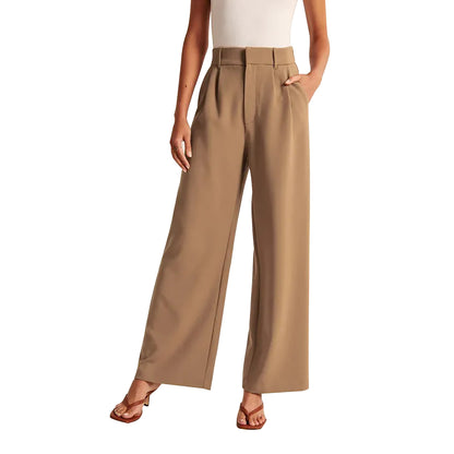 Women's Wide Leg Work Business Casual Loose Pants
