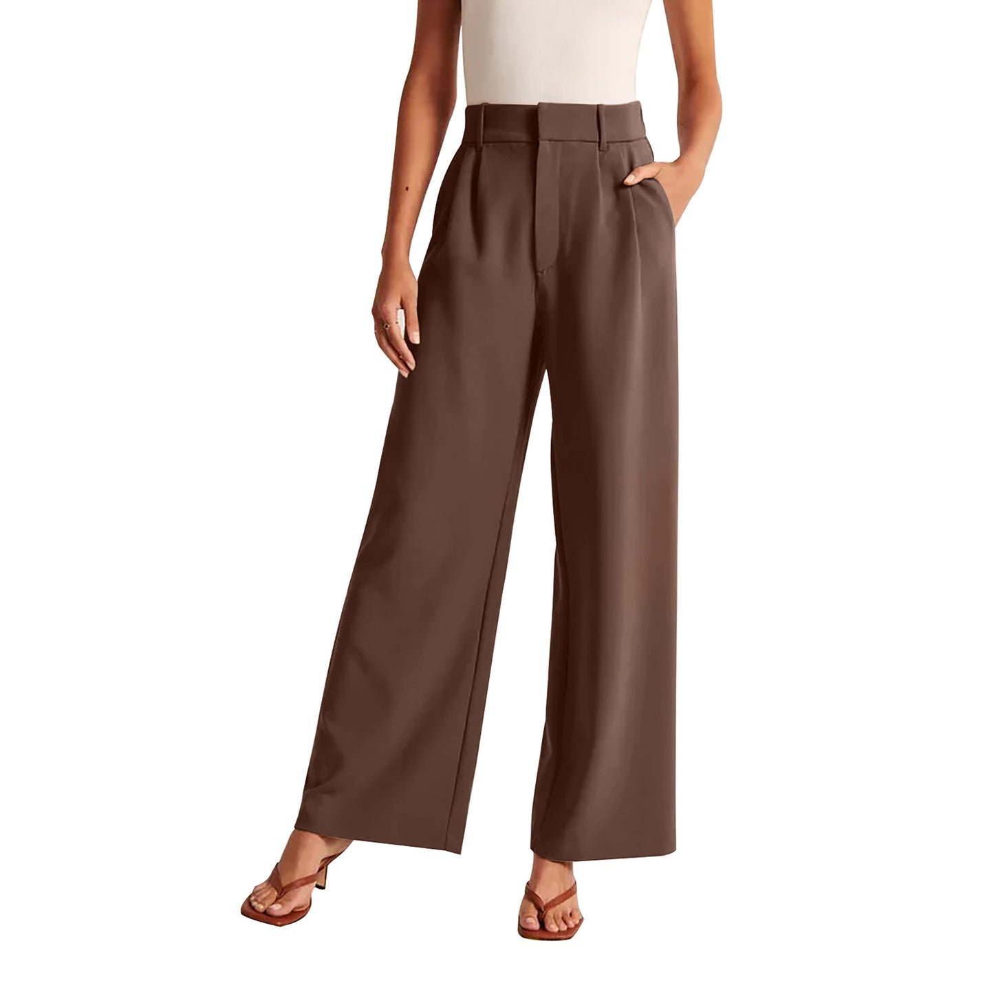 Women's Wide Leg Work Business Casual Loose Pants