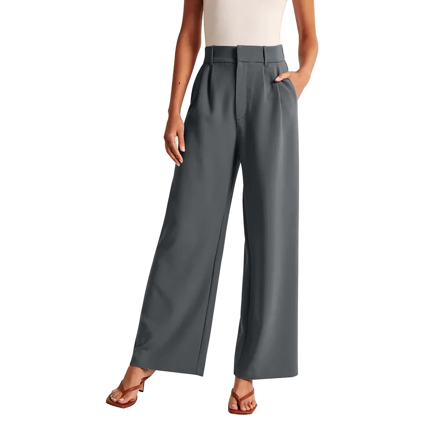 Women's Wide Leg Work Business Casual Loose Pants