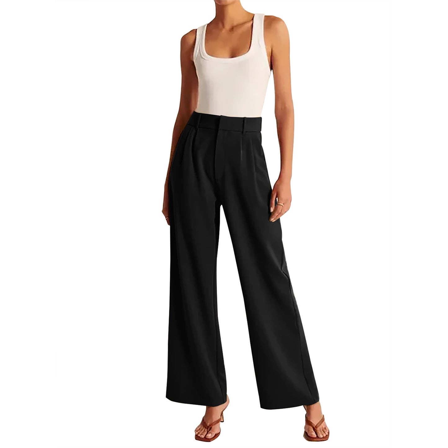 Women's Wide Leg Work Business Casual Loose Pants