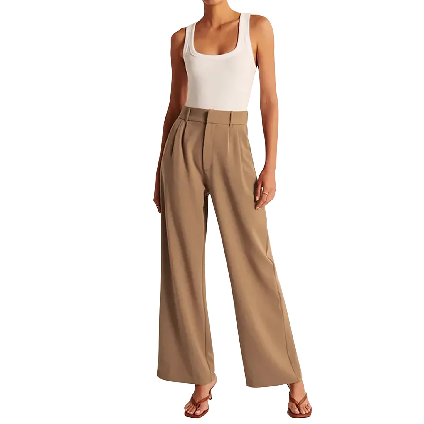 Women's Wide Leg Work Business Casual Loose Pants
