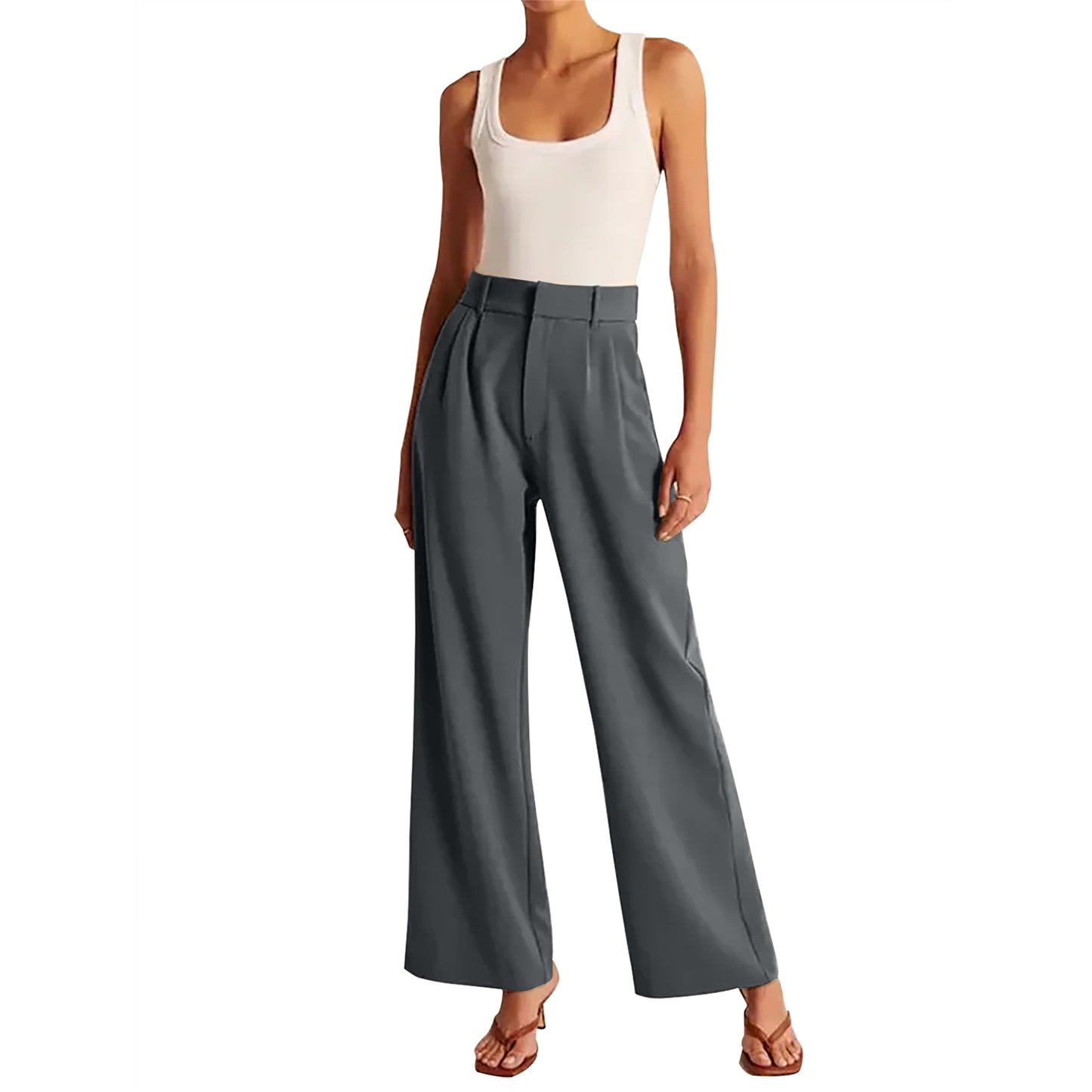 Women's Wide Leg Work Business Casual Loose Pants