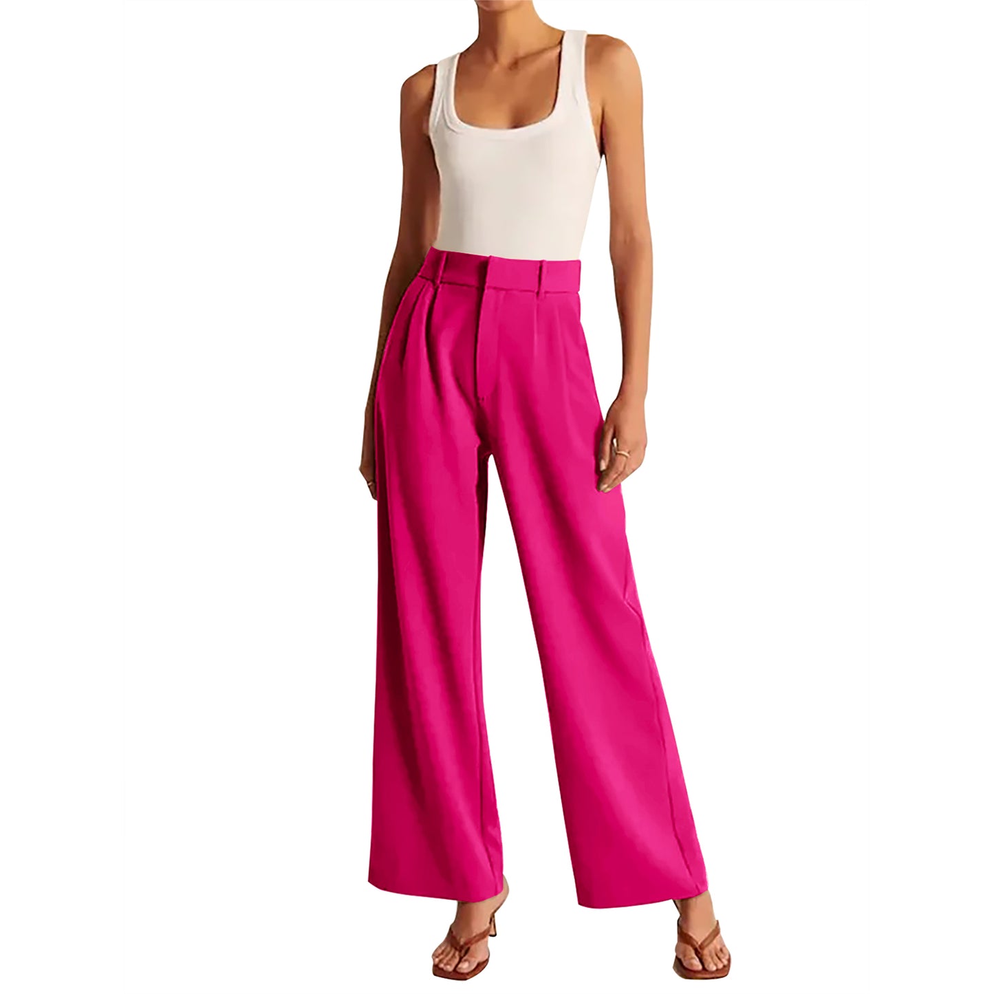 Women's Wide Leg Work Business Casual Loose Pants