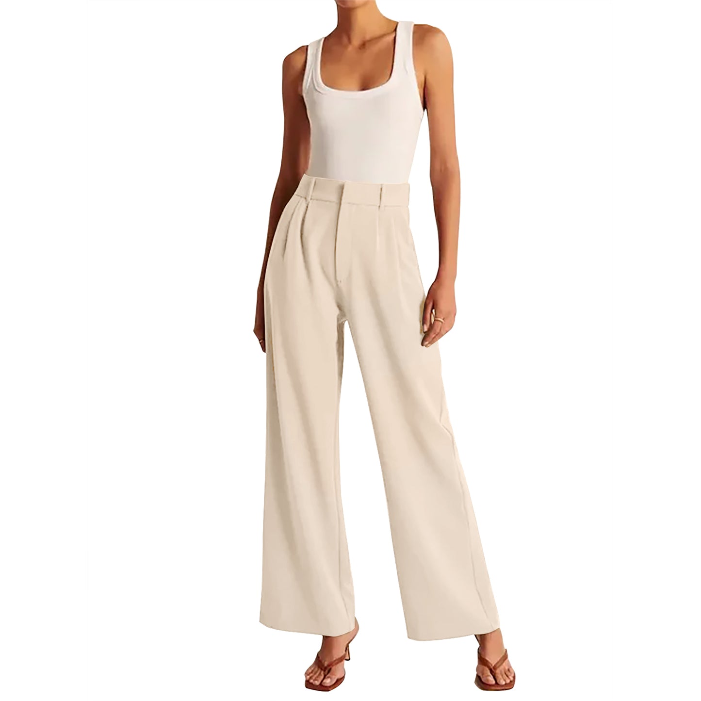 Women's Wide Leg Work Business Casual Loose Pants