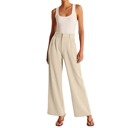Women's Wide Leg Work Business Casual Loose Pants