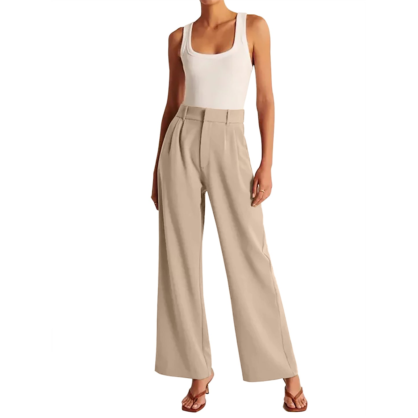 Women's Wide Leg Work Business Casual Loose Pants