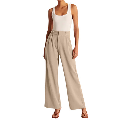 Women's Wide Leg Work Business Casual Loose Pants