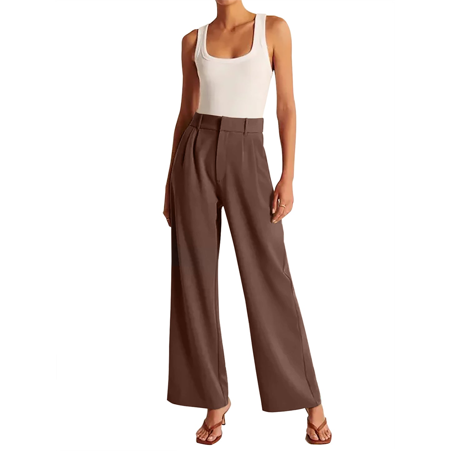 Women's Wide Leg Work Business Casual Loose Pants