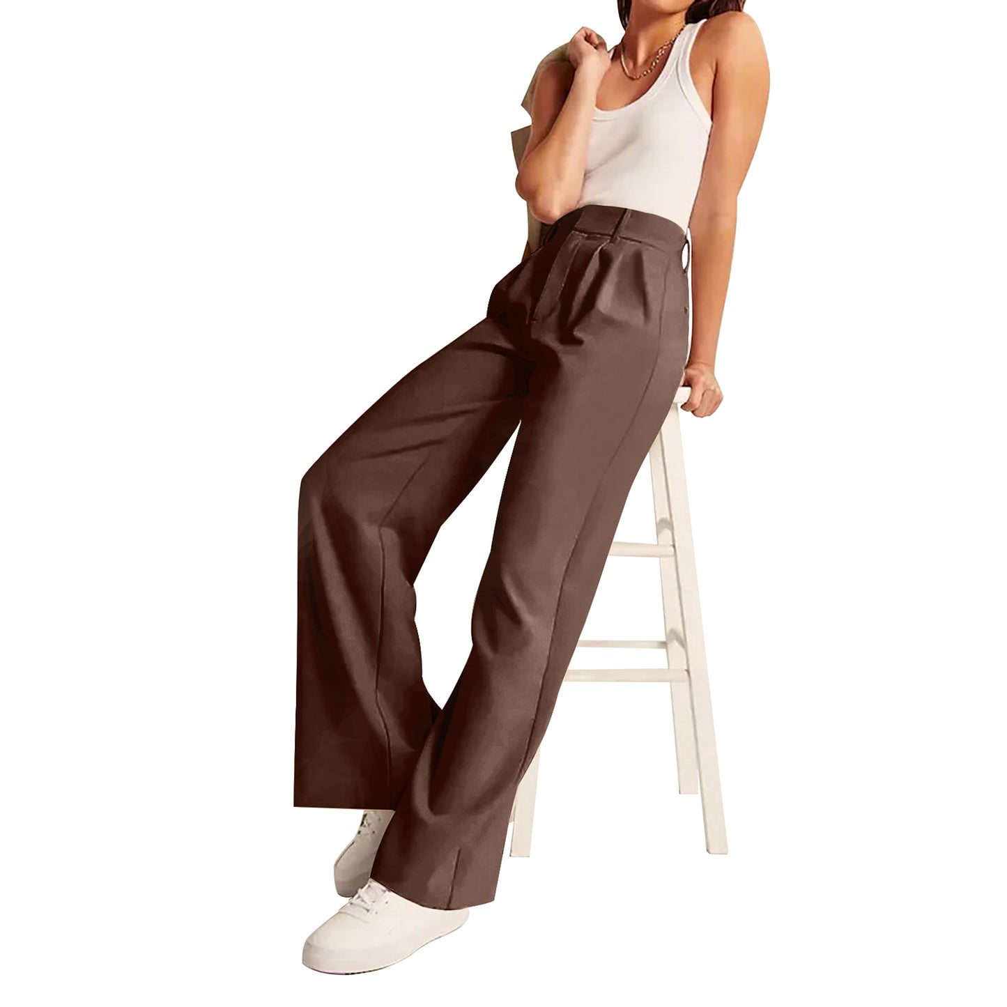 Women's Wide Leg Work Business Casual Loose Pants