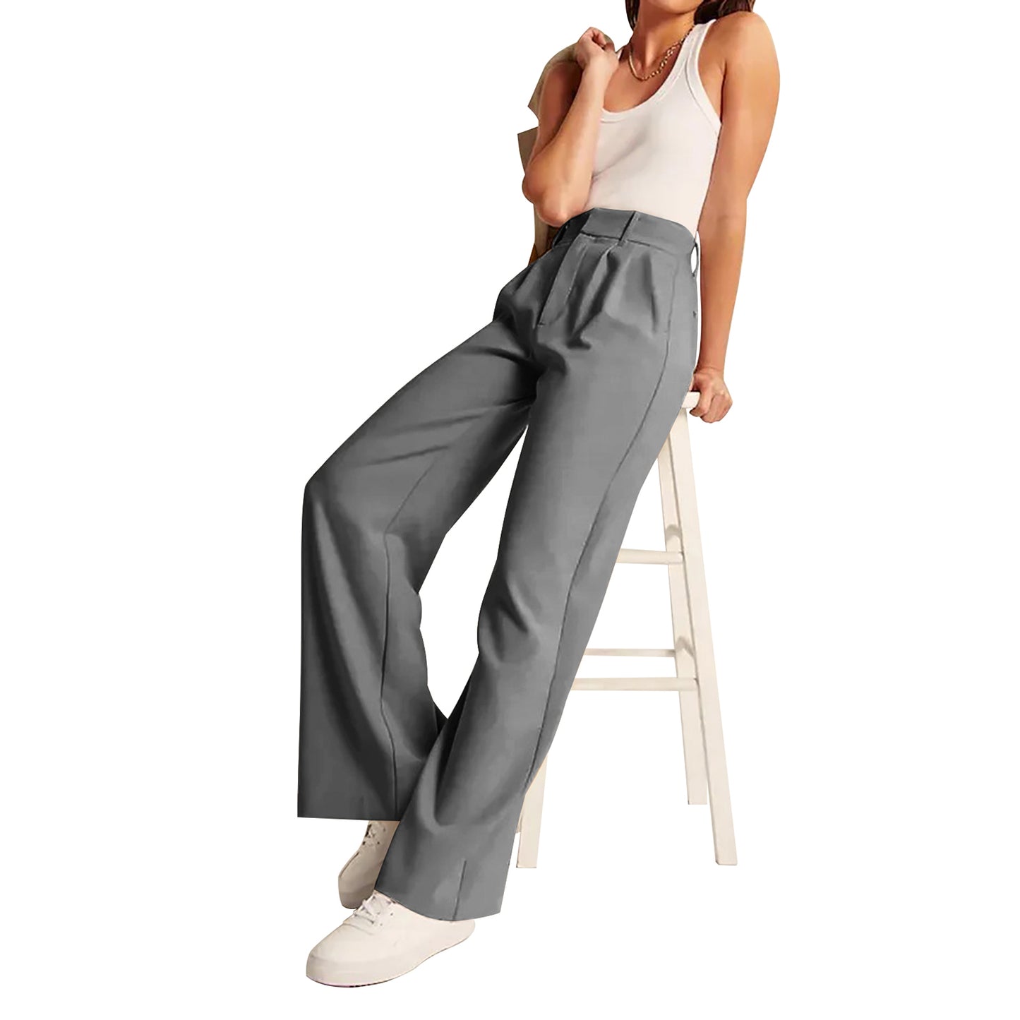 Women's Wide Leg Work Business Casual Loose Pants