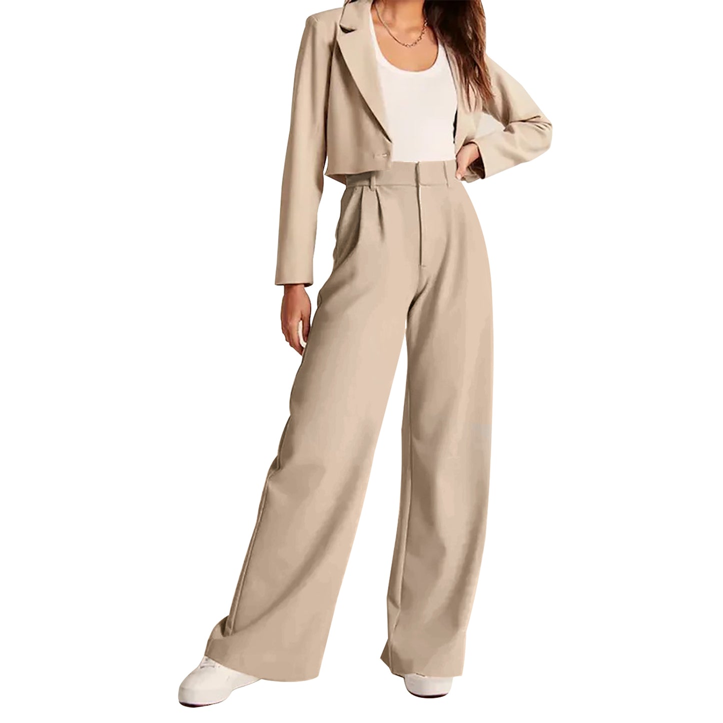 Women's Wide Leg Work Business Casual Loose Pants