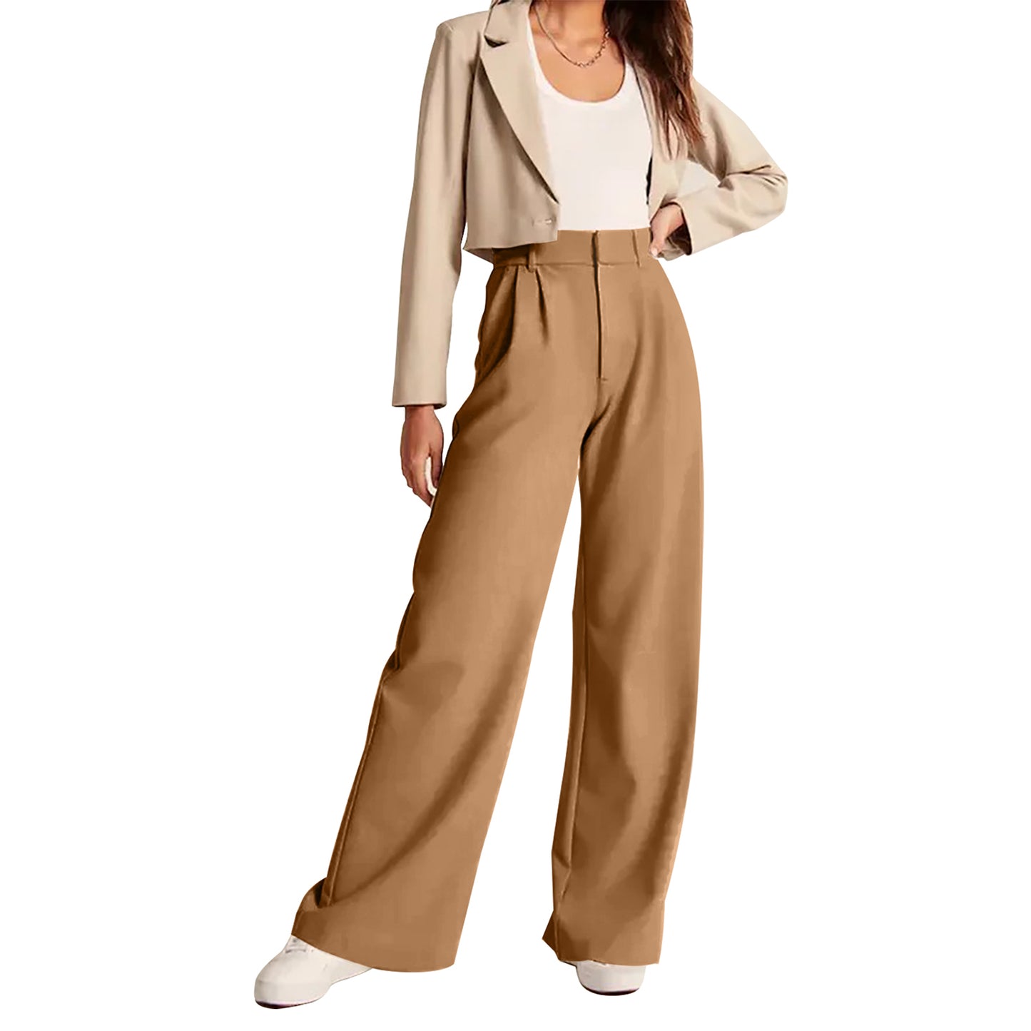 Women's Wide Leg Work Business Casual Loose Pants
