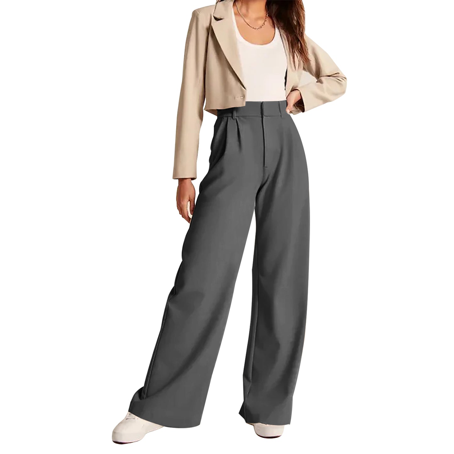 Women's Wide Leg Work Business Casual Loose Pants