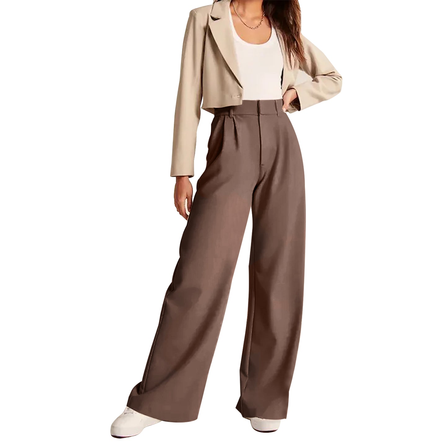 Women's Wide Leg Work Business Casual Loose Pants