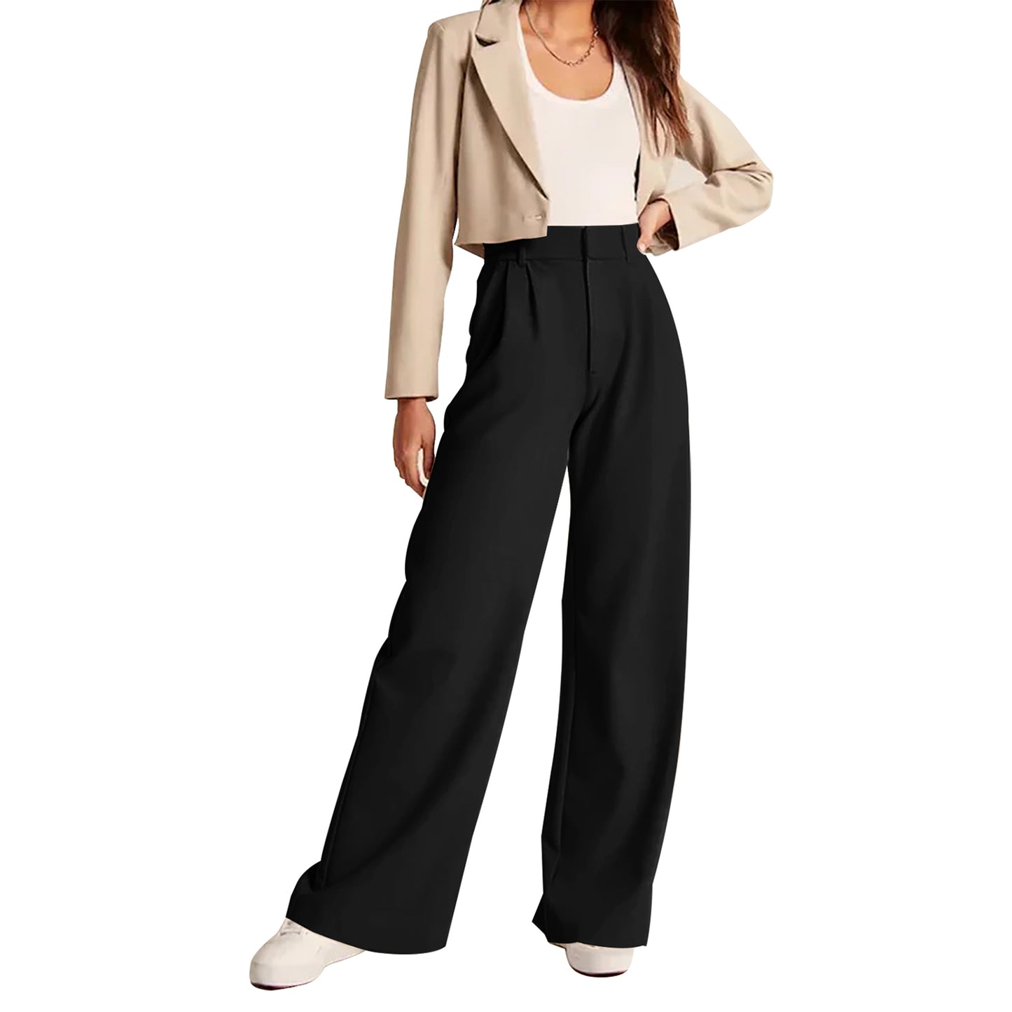Women's Wide Leg Work Business Casual Loose Pants