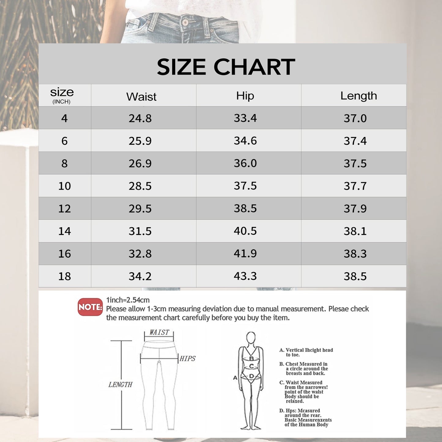 Women's Ripped Skinny Jeans Distressed Stretchy Denim Pants