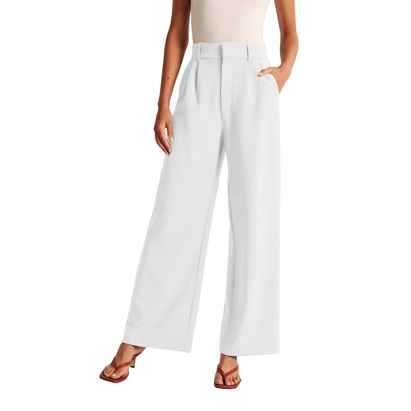Women's Wide Leg Work Business Casual Loose Pants