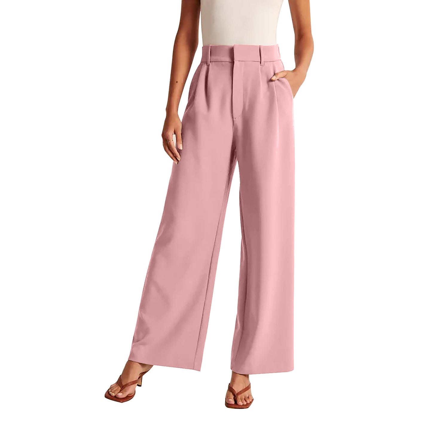 Women's Wide Leg Work Business Casual Loose Pants