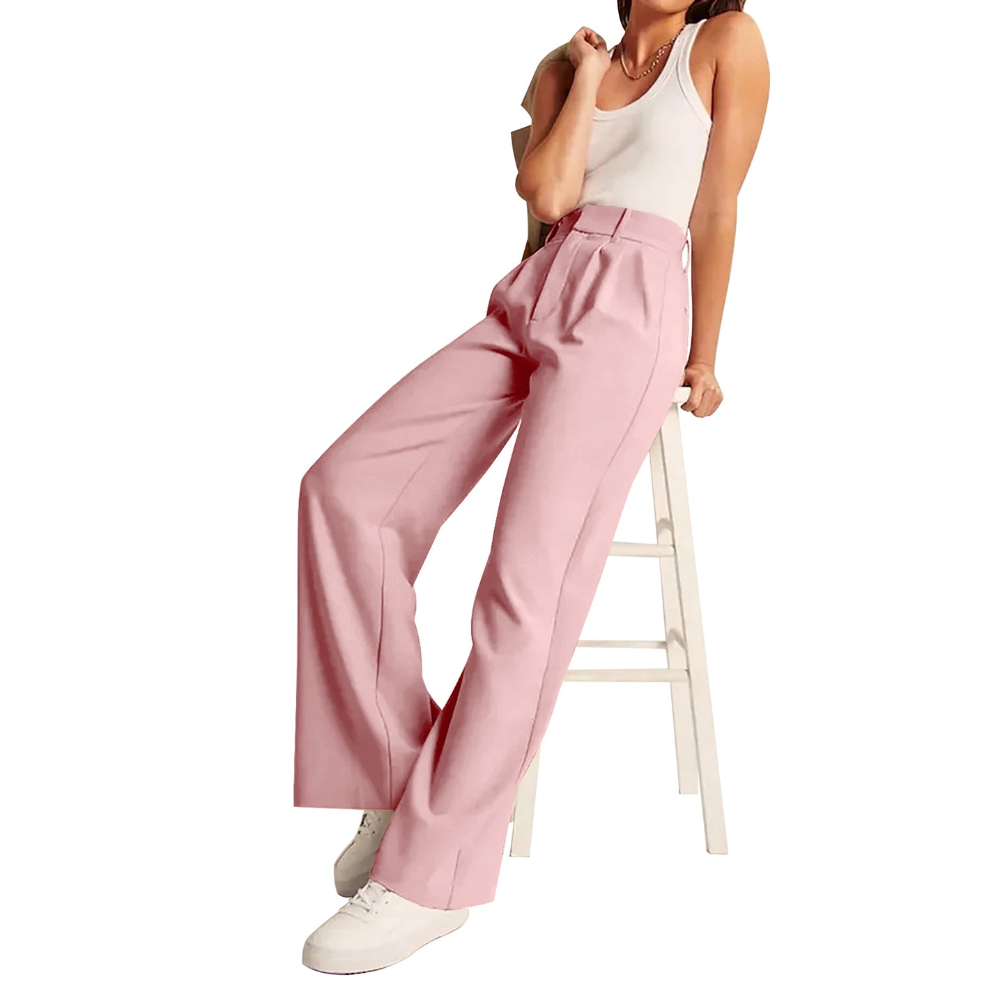 Women's Wide Leg Work Business Casual Loose Pants